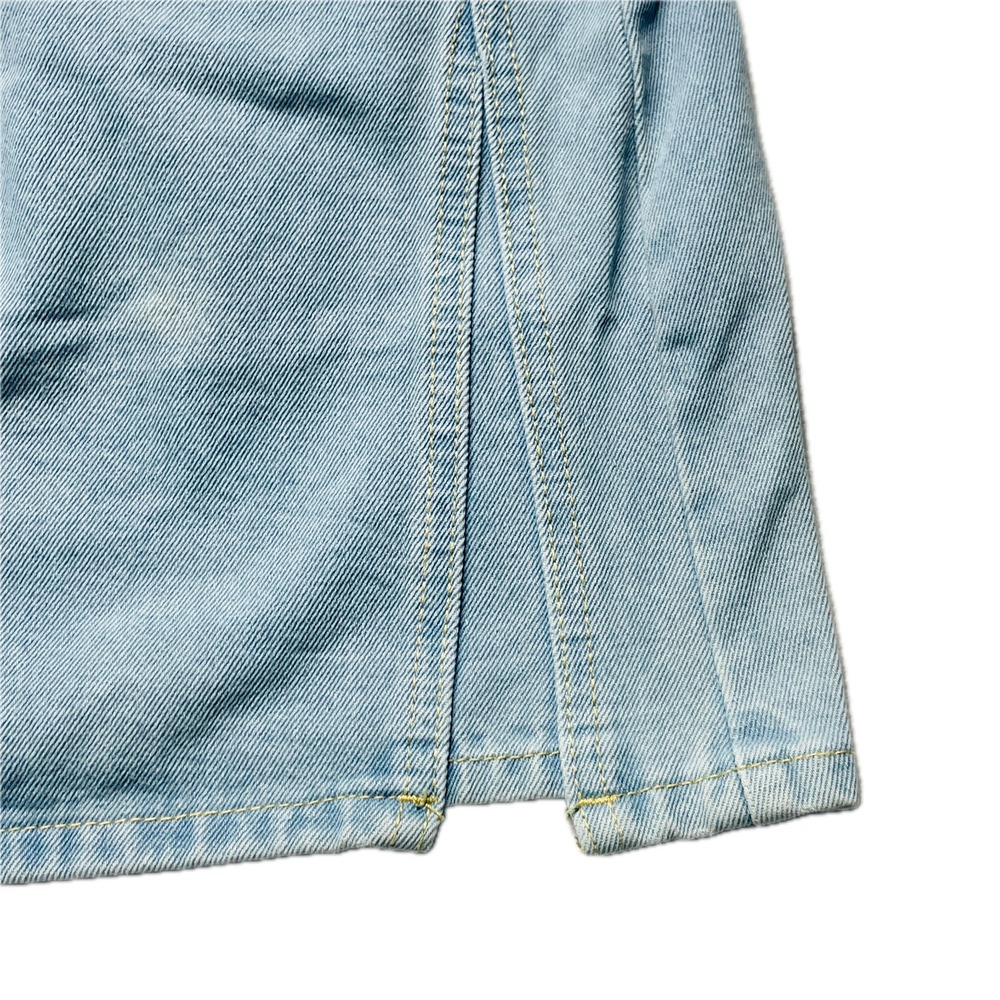 Dazy Womens Size S Light Wash Denim Mini Skirt Blue Casual Y2K Jean Skirt - Picture 4 of 10